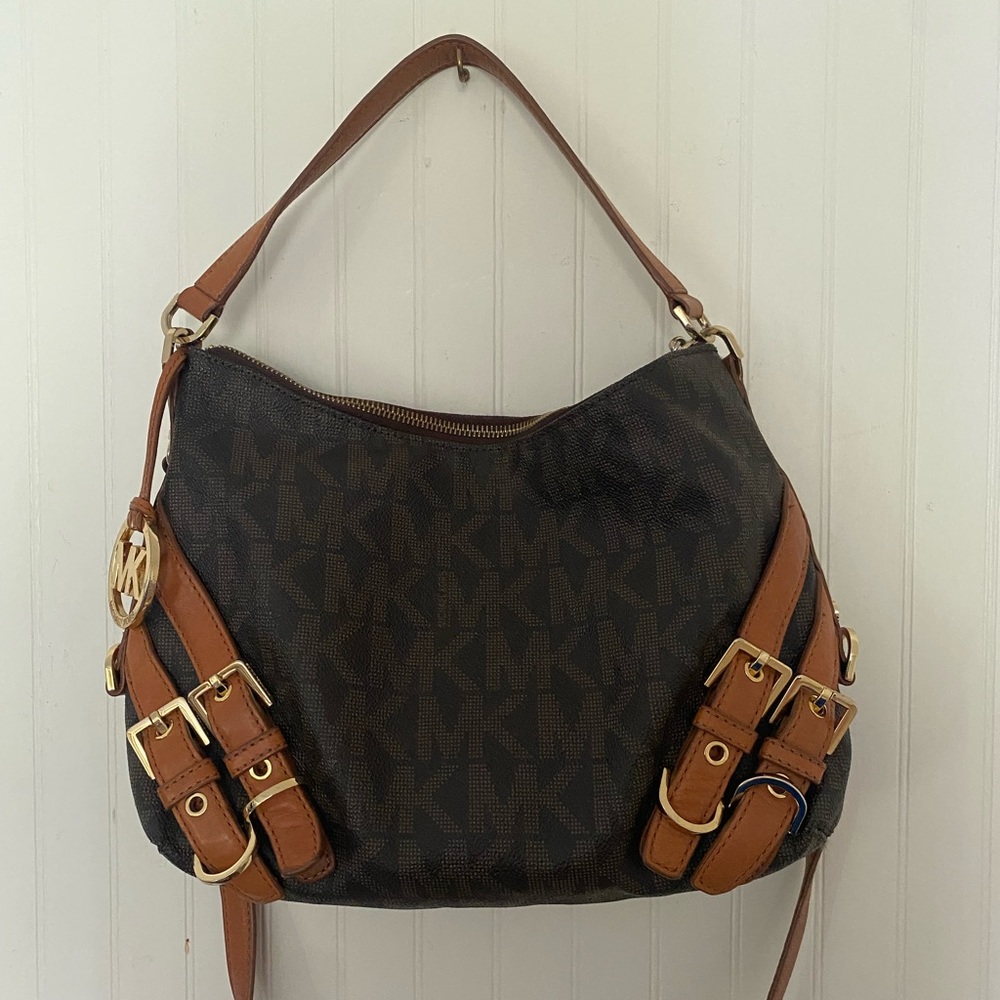 Michael Kors Logo Purse with Wallet and Change Purse